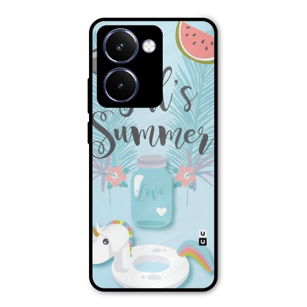 Girls Summer Metal Back Case for Realme P3 Ultra