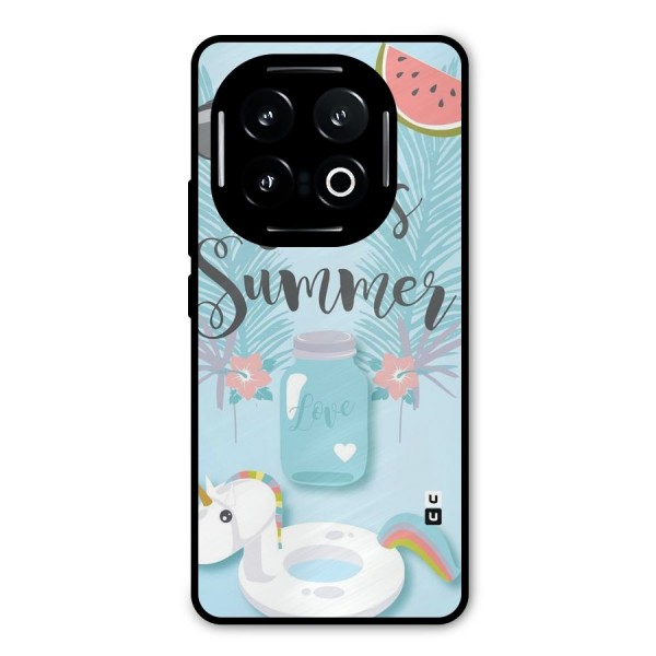 Girls Summer Metal Back Case for iQOO 13