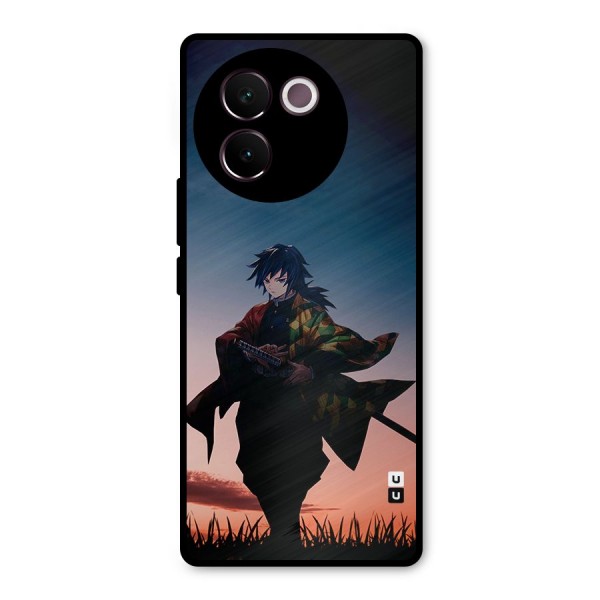 Giyu Tomioka Stance Metal Back Case for Vivo V30e