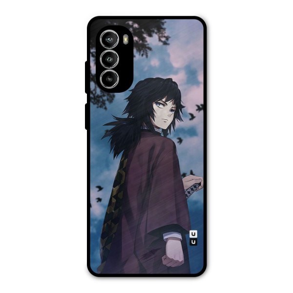 Giyu Tomioka Waiting Metal Back Case for Moto G52