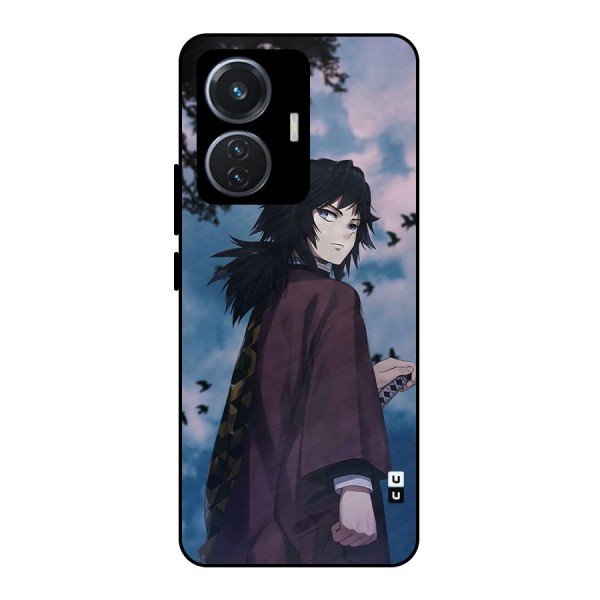 Giyu Tomioka Waiting Metal Back Case for iQOO Z6 44W