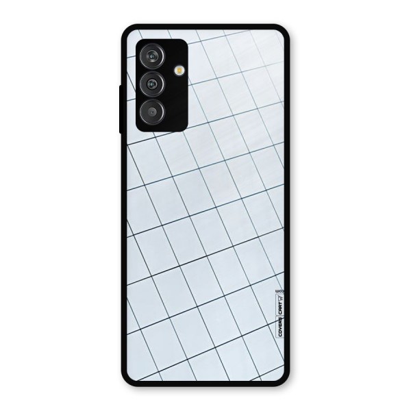 Glass Square Wall Metal Back Case for Galaxy M14 5G