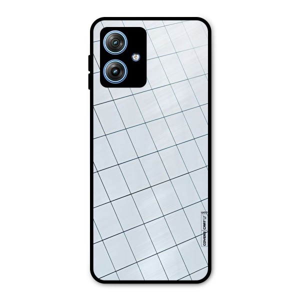 Glass Square Wall Metal Back Case for Moto G54