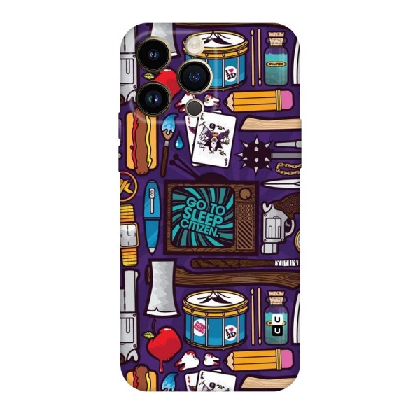 Go To Sleep Original Polycarbonate Back Case for iPhone 14 Pro Max
