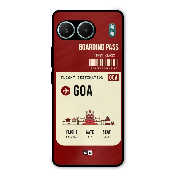Goa Boarding Pass Metal Back Case for OnePlus Nord 4
