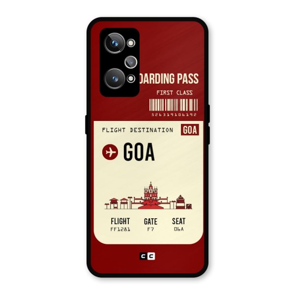 Goa Boarding Pass Metal Back Case for Realme GT 2