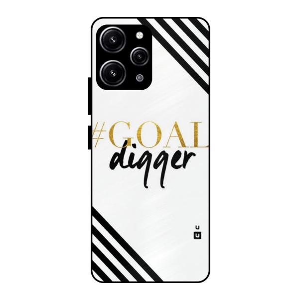 Goal Digger Glass Back Case for Redmi 12 4G