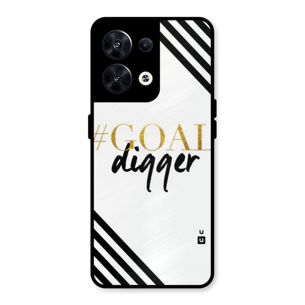 Goal Digger Metal Back Case for Oppo Reno8 5G