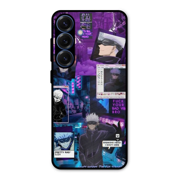 Gojo Quotes Bundle Metal Back Case for Galaxy S25
