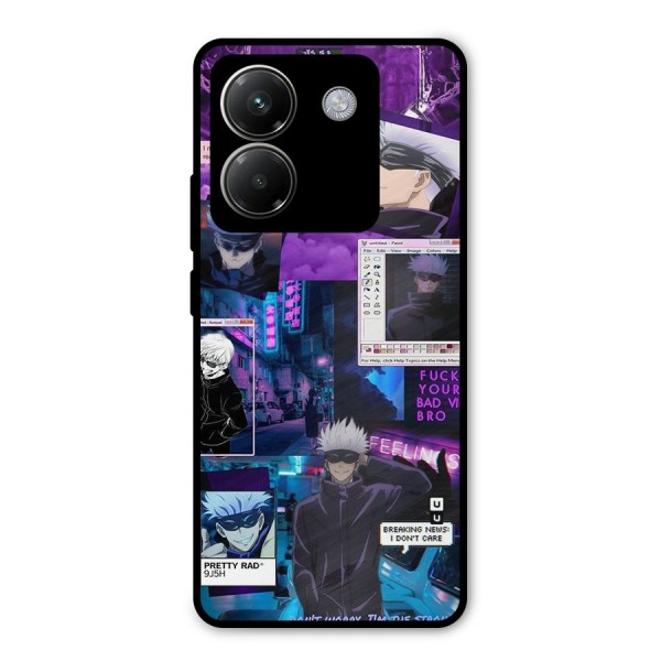 Gojo Quotes Bundle Metal Back Case for Poco M7 Pro 5G