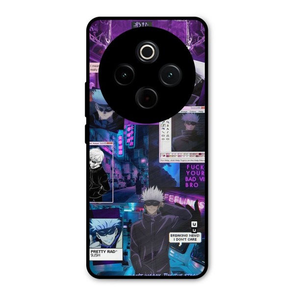 Gojo Quotes Bundle Metal Back Case for Vivo T4