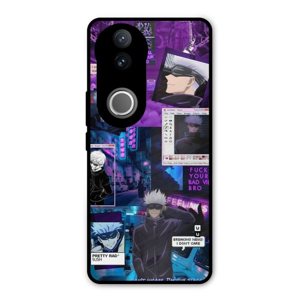 Gojo Quotes Bundle Metal Back Case for Vivo V50e