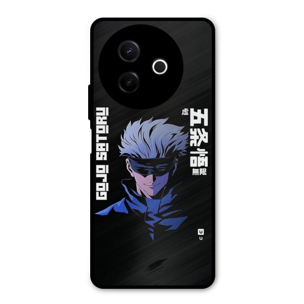 Gojo Sataru Smiles Metal Back Case for Vivo Y39