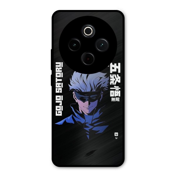 Gojo Sataru Smiles Metal Back Case for iQOO Z10