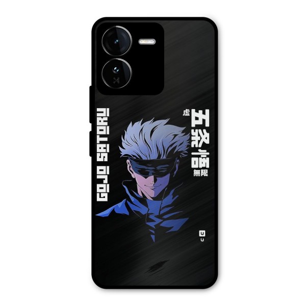Gojo Sataru Smiles Metal Back Case for iQOO Z9