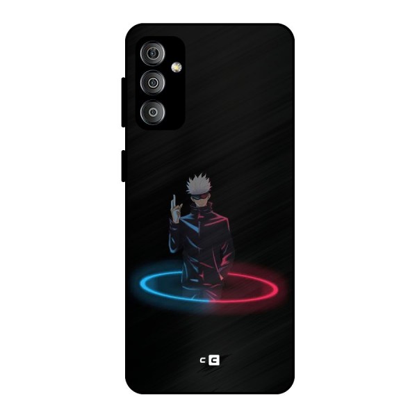 Gojo Sataru Wink Metal Back Case for Galaxy F23