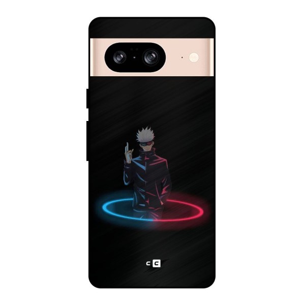 Gojo Sataru Wink Metal Back Case for Google Pixel 8