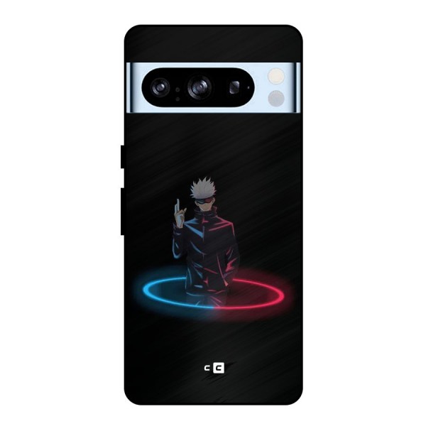 Gojo Sataru Wink Metal Back Case for Google Pixel 8 Pro