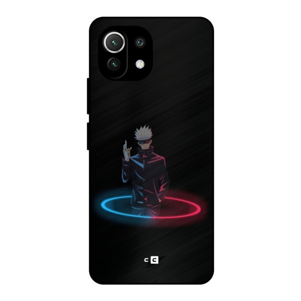 Gojo Sataru Wink Metal Back Case for Mi 11 Lite