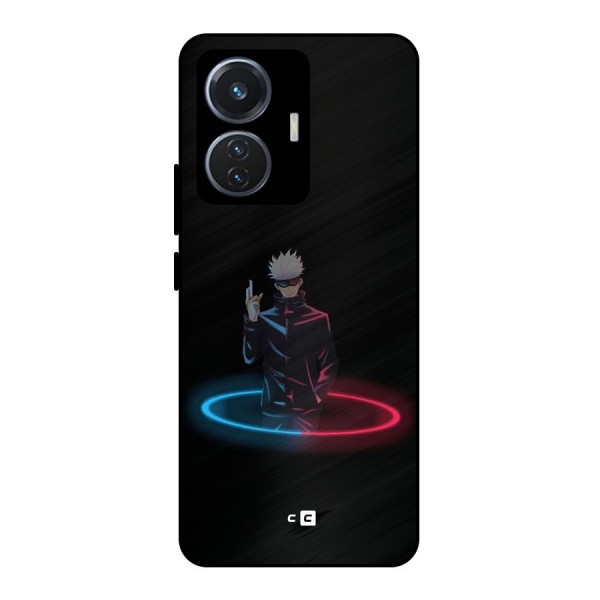 Gojo Sataru Wink Metal Back Case for iQOO Z6 44W