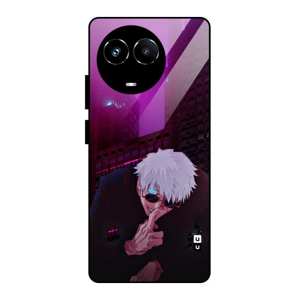 Gojo Sits Glass Back Case for Realme 11X