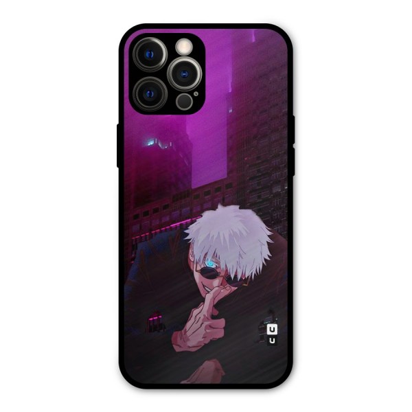 Gojo Sits Metal Back Case for iPhone 12 Pro Max