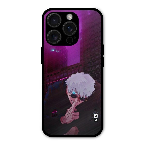 Gojo Sits Metal Back Case for iPhone 16 Pro