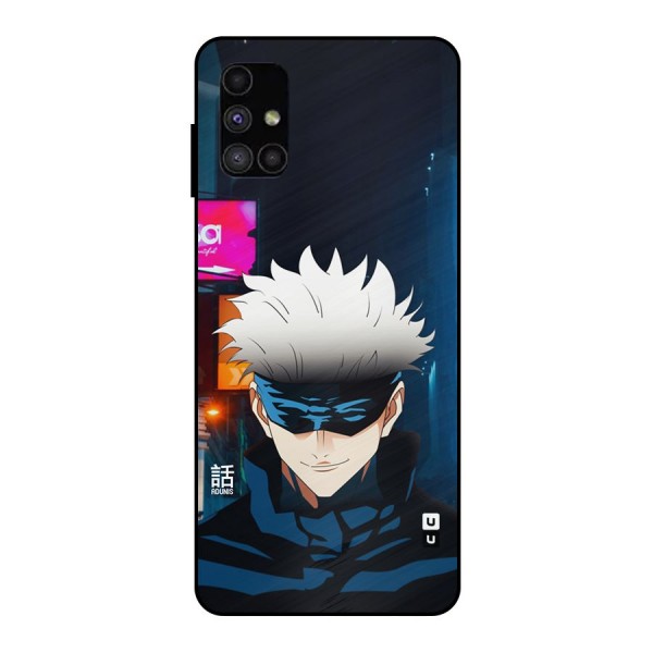 Gojo Smiles Metal Back Case for Galaxy M51