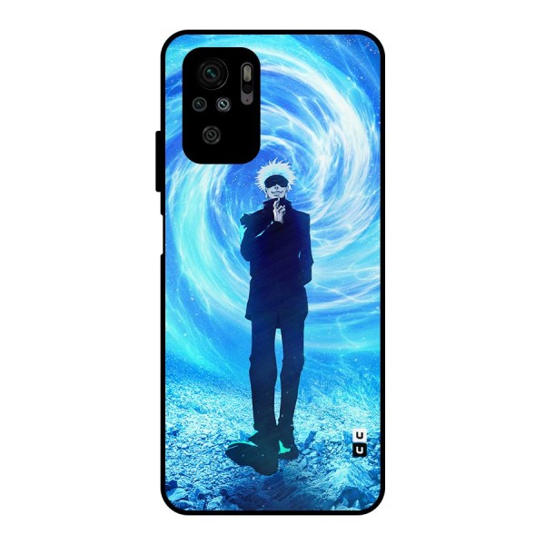 Gojo Swag Metal Back Case for Redmi Note 10S