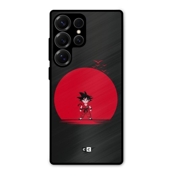 Goku Kid Art Metal Back Case for Galaxy S25 Ultra