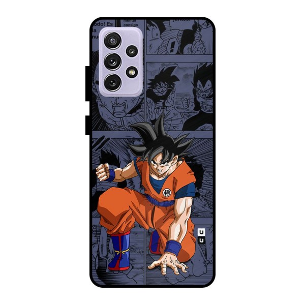 Goku Manga Art Metal Back Case for Galaxy A72
