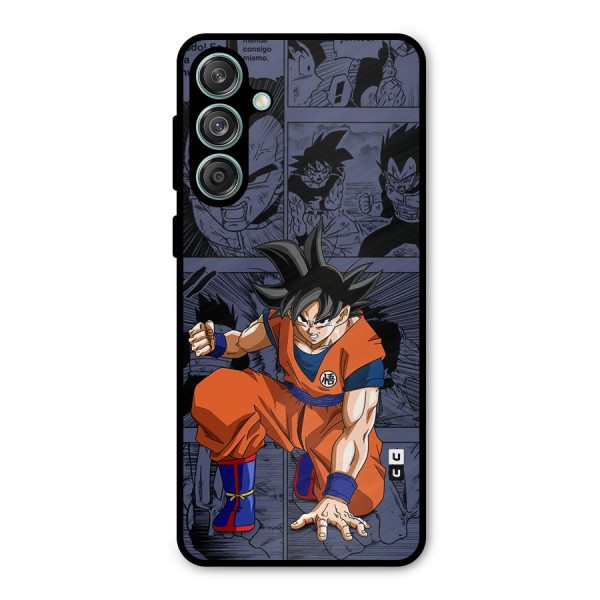 Goku Manga Art Metal Back Case for Galaxy M55 5G