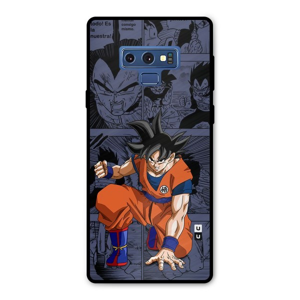 Goku Manga Art Metal Back Case for Galaxy Note 9