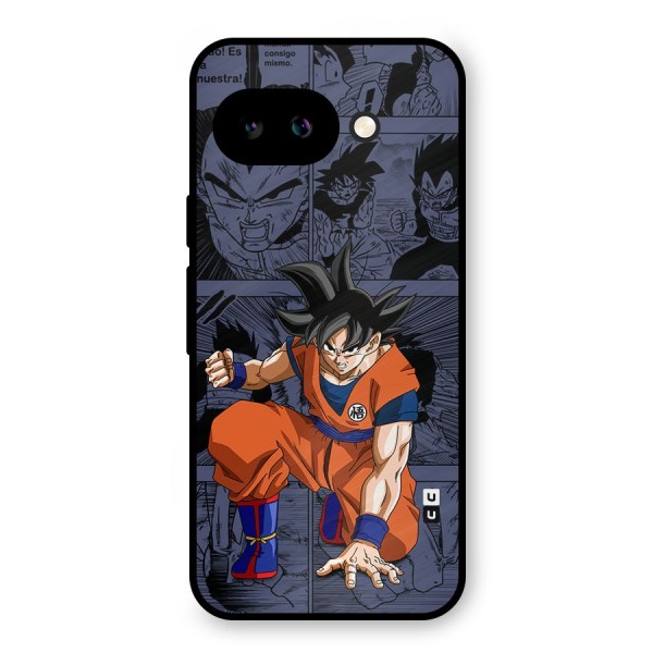 Goku Manga Art Metal Back Case for Google Pixel 9a