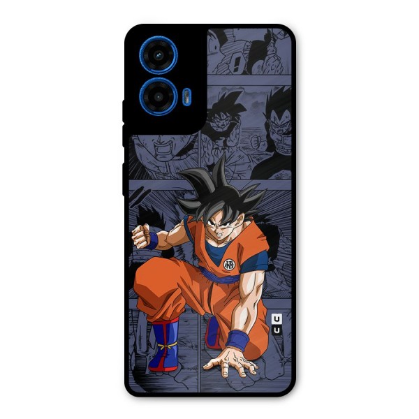 Goku Manga Art Metal Back Case for Moto G45