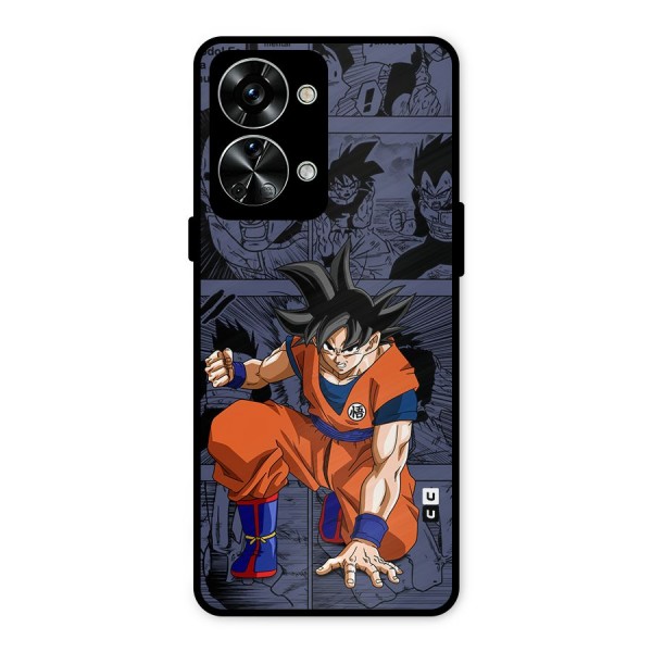 Goku Manga Art Metal Back Case for OnePlus Nord 2T