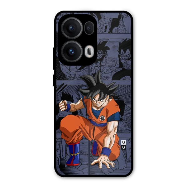 Goku Manga Art Metal Back Case for Oppo Reno13 Pro