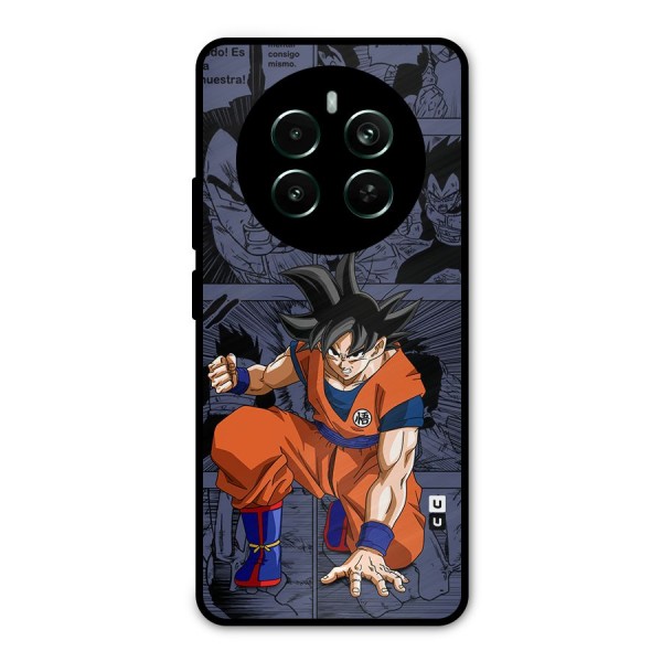 Goku Manga Art Metal Back Case for Realme 12 Pro Plus