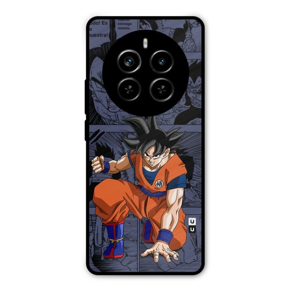 Goku Manga Art Metal Back Case for Realme P1 Pro
