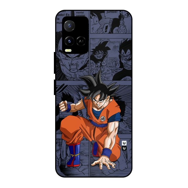 Goku Manga Art Metal Back Case for Vivo Y21T