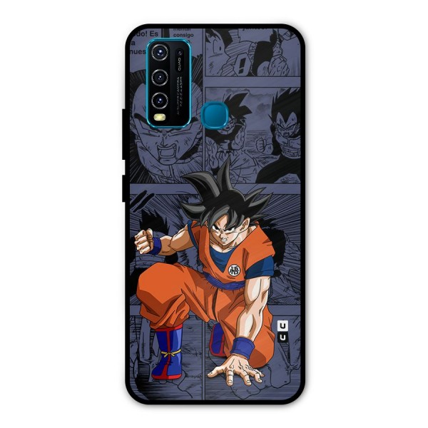 Goku Manga Art Metal Back Case for Vivo Y50