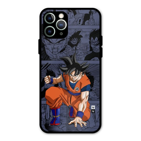 Goku Manga Art Metal Back Case for iPhone 11 Pro Max