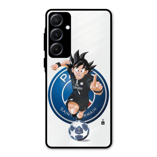 Goku Playing Goku Metal Back Case for Galaxy A55