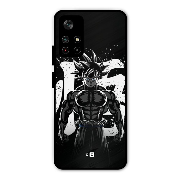 Goku Unleashed Power Metal Back Case for Poco M4 Pro 5G