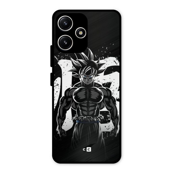 Goku Unleashed Power Metal Back Case for Poco M6 Pro