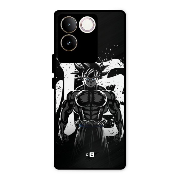 Goku Unleashed Power Metal Back Case for Vivo T2 Pro