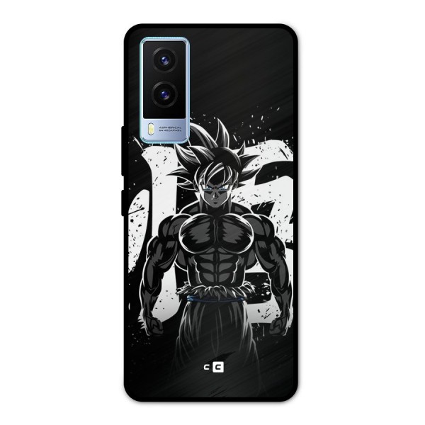 Goku Unleashed Power Metal Back Case for Vivo V21e 5G
