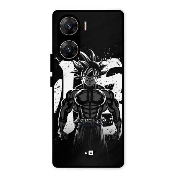 Goku Unleashed Power Metal Back Case for Vivo V29e
