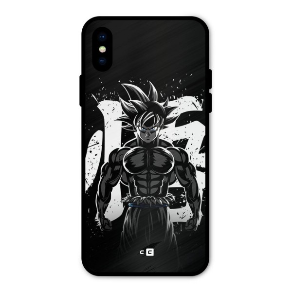 Goku Unleashed Power Metal Back Case for iPhone XS