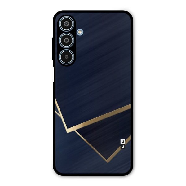 Gold Corners Metal Back Case for Galaxy M35